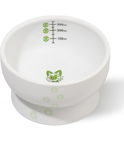 Amazon | 猫壱 猫用 脚付ウォーターボウル レギュラーmofusand 食器